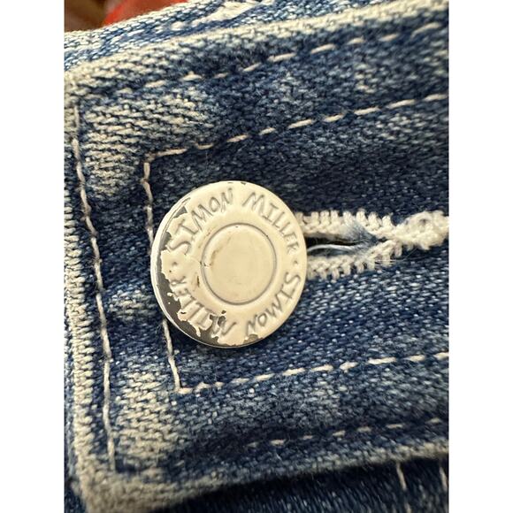 Simon Miller‎ Wide Leg Jeans Womens Size 29 Denim Zip Fly - Picture 10 of 16